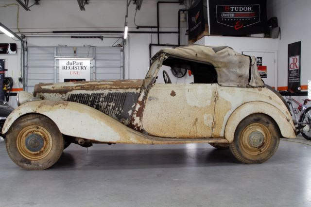 1936 Mercedes Benz 170v Roadster Barn Find One Of A Kind