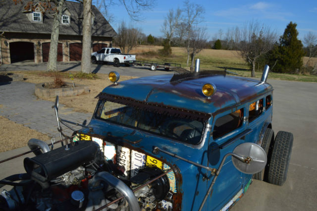 1948 Willys Jeep Overland Station Wagon Ratrod Rat rod