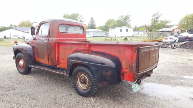 1952 Ford F3 F Series Pickup Farm Truck Flathead V8 5 Star Cab No Reserve