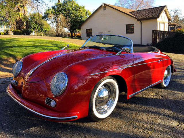 1956 Porsche 356A FULLY ELECTRIC CONVERSION, Vintage Speedster Replica