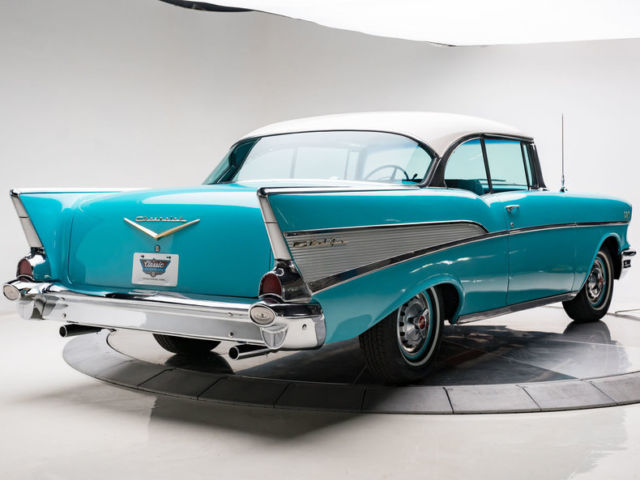 1957 Chevrolet Bel Air 283 V8 2 Speed Automatic Hardtop Tropical Turquoise/...