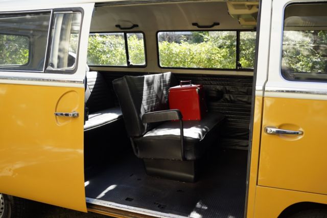 1971 Vw Deluxe T2 Bus Vanagon Original Survivor With Original Paint Interior
