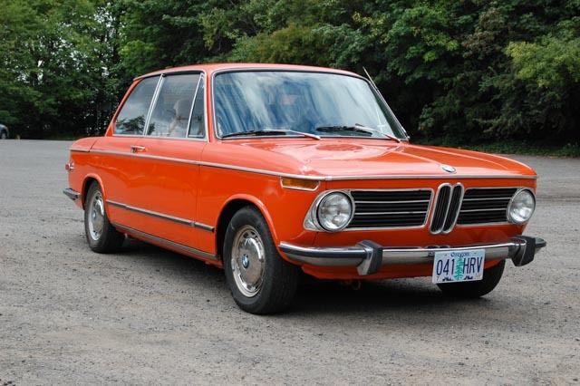 1973 BMW 2002 base sedan Inka Orange