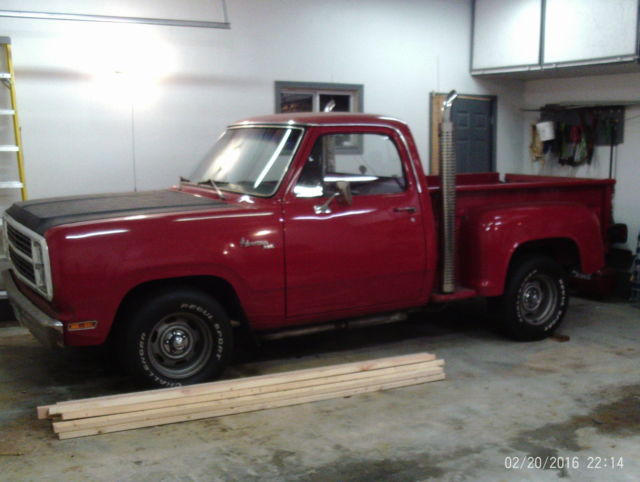 79 Dodge Lil Red Express 90 Most Resto Parts Included A Spare E58 Engine Also